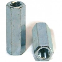 Coupling Nuts Zinc M 6 - M10 (Sold Per 100)